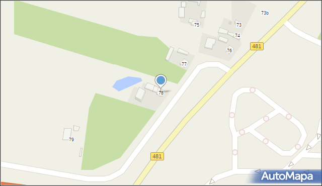 Sięganów, Sięganów, 78, mapa Sięganów