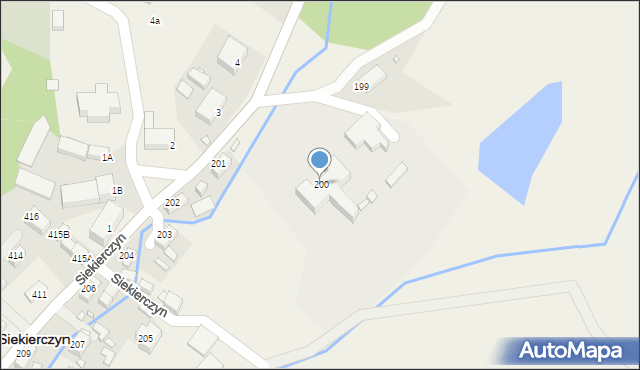 Siekierczyn, Siekierczyn, 200, mapa Siekierczyn