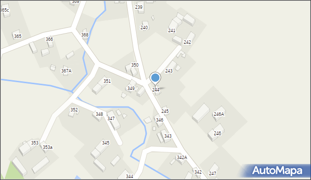 Siekierczyn, Siekierczyn, 244, mapa Siekierczyn