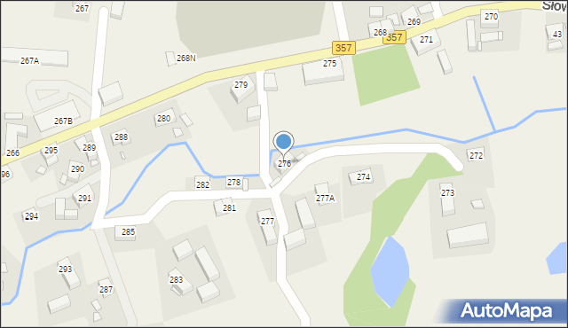 Siekierczyn, Siekierczyn, 276, mapa Siekierczyn