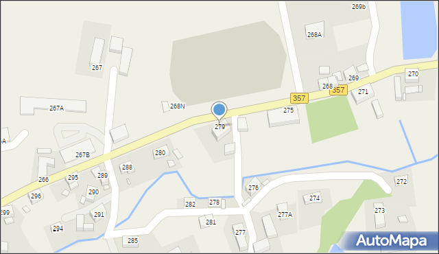 Siekierczyn, Siekierczyn, 279, mapa Siekierczyn