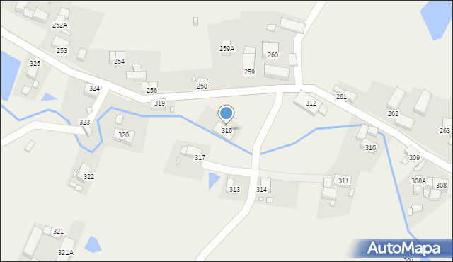 Siekierczyn, Siekierczyn, 316, mapa Siekierczyn