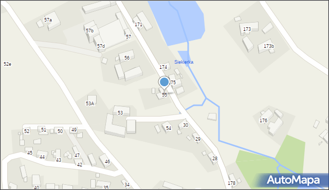 Siekierczyn, Siekierczyn, 55, mapa Siekierczyn