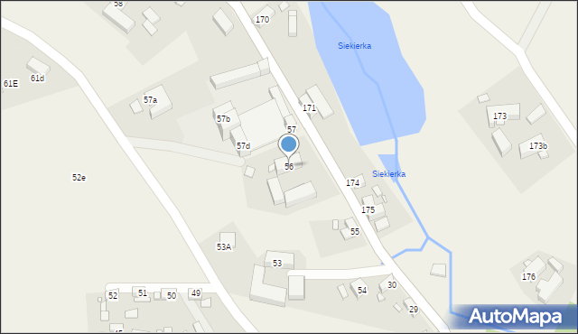 Siekierczyn, Siekierczyn, 56, mapa Siekierczyn