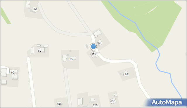 Siekierczyna, Siekierczyna, 65D, mapa Siekierczyna