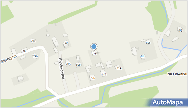 Siekierczyna, Siekierczyna, 77c, mapa Siekierczyna