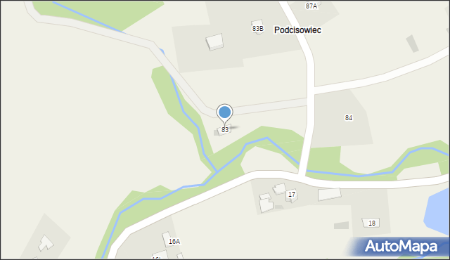 Siekierczyna, Siekierczyna, 83, mapa Siekierczyna