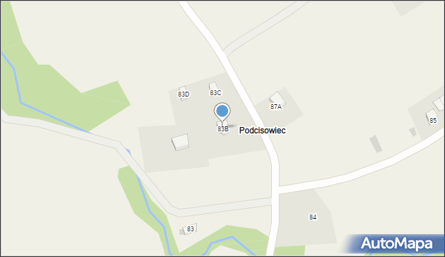 Siekierczyna, Siekierczyna, 83B, mapa Siekierczyna