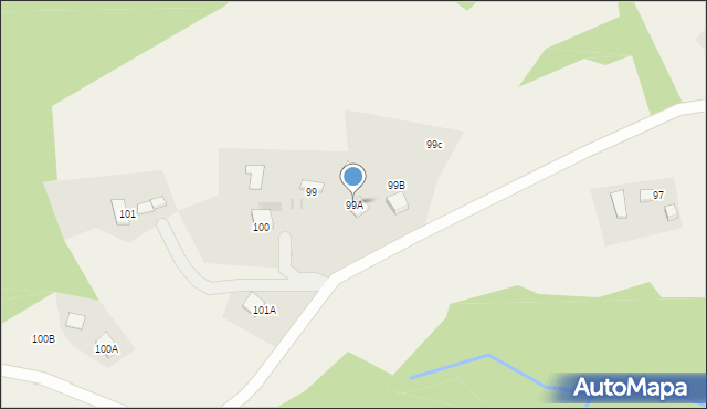Siekierczyna, Siekierczyna, 99A, mapa Siekierczyna
