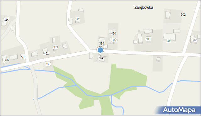 Siekierczyna, Siekierczyna, 224, mapa Siekierczyna