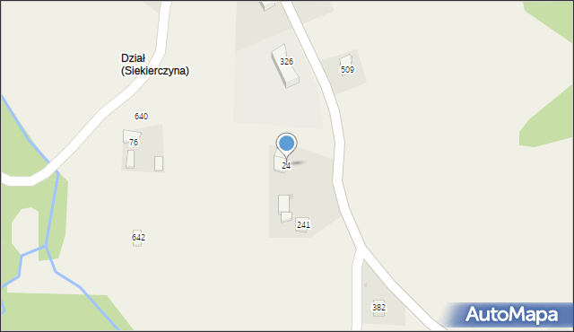 Siekierczyna, Siekierczyna, 24, mapa Siekierczyna