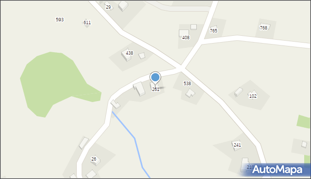 Siekierczyna, Siekierczyna, 261, mapa Siekierczyna