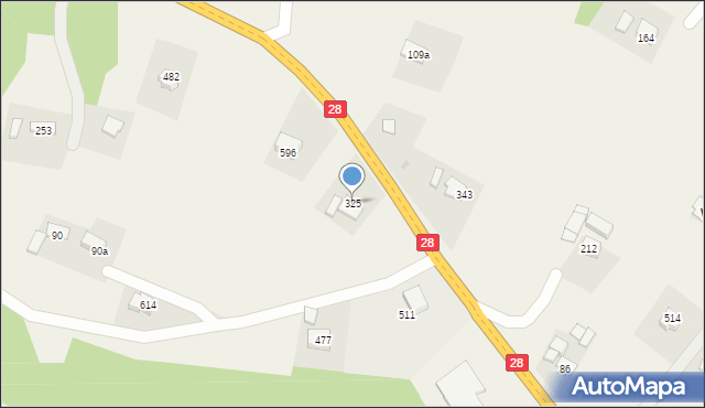 Siekierczyna, Siekierczyna, 325, mapa Siekierczyna
