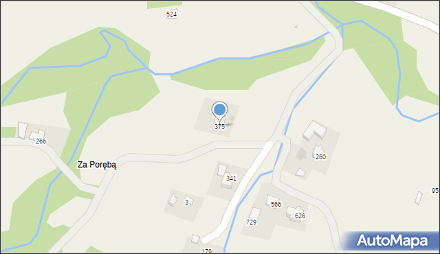 Siekierczyna, Siekierczyna, 375, mapa Siekierczyna