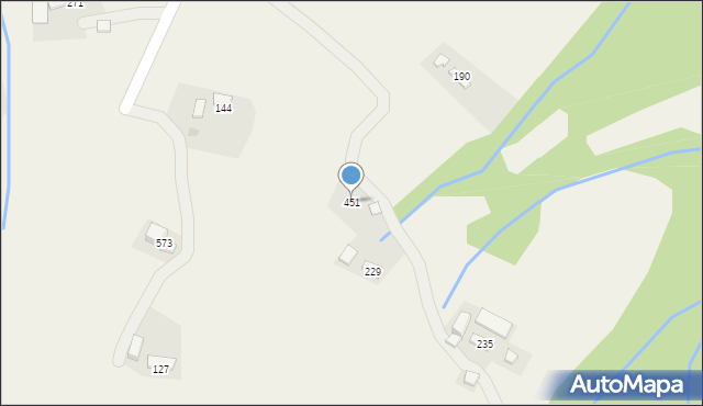 Siekierczyna, Siekierczyna, 451, mapa Siekierczyna