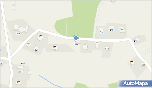 Siekierczyna, Siekierczyna, 533, mapa Siekierczyna