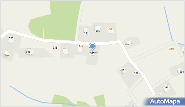 Siekierczyna, Siekierczyna, 535, mapa Siekierczyna