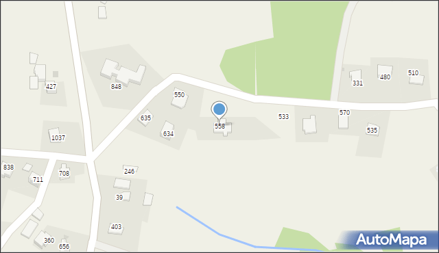 Siekierczyna, Siekierczyna, 558, mapa Siekierczyna