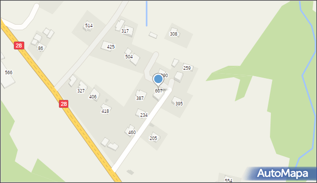 Siekierczyna, Siekierczyna, 607, mapa Siekierczyna