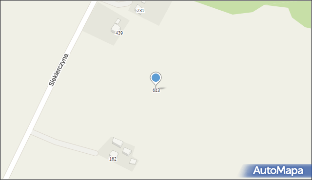 Siekierczyna, Siekierczyna, 643, mapa Siekierczyna