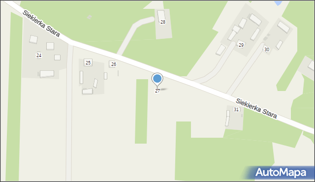 Siekierka Stara, Siekierka Stara, 27, mapa Siekierka Stara