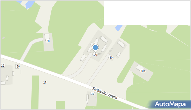 Siekierka Stara, Siekierka Stara, 29, mapa Siekierka Stara