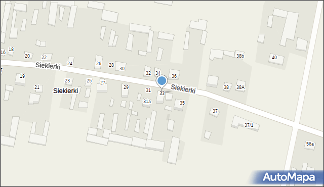 Siekierki, Siekierki, 33, mapa Siekierki