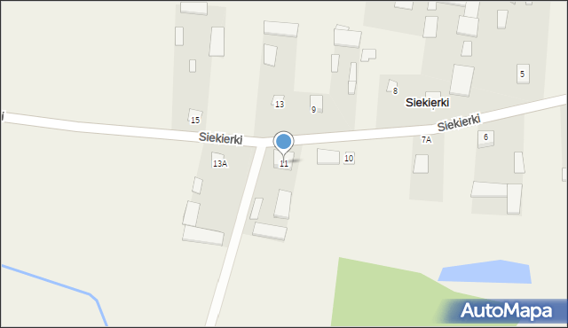 Siekierki, Siekierki, 11, mapa Siekierki