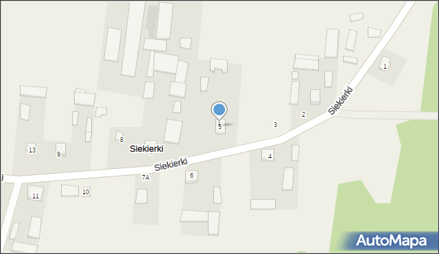 Siekierki, Siekierki, 5, mapa Siekierki
