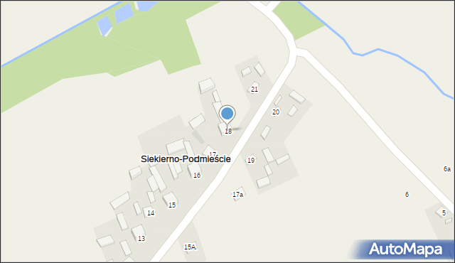 Siekierno-Podmieście, Siekierno-Podmieście, 18, mapa Siekierno-Podmieście