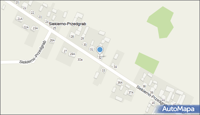 Siekierno-Przedgrab, Siekierno-Przedgrab, 32, mapa Siekierno-Przedgrab