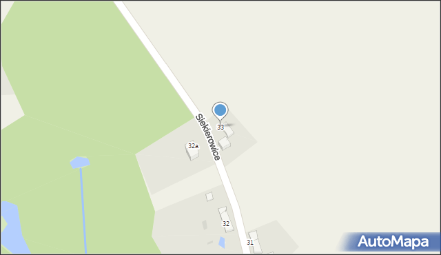 Siekierowice, Siekierowice, 33, mapa Siekierowice