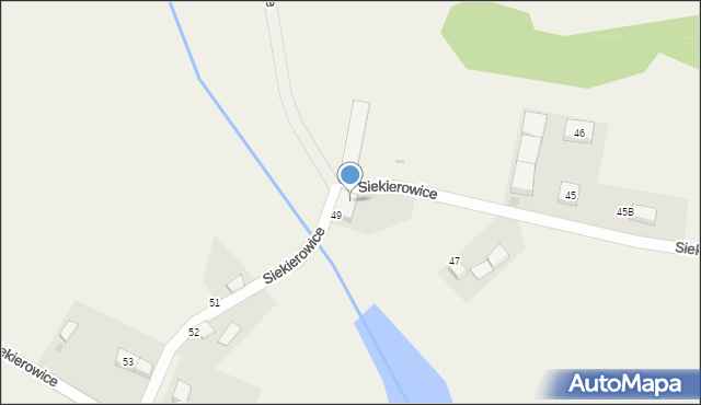 Siekierowice, Siekierowice, 49a, mapa Siekierowice