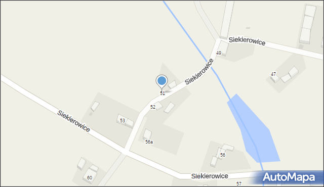 Siekierowice, Siekierowice, 51, mapa Siekierowice