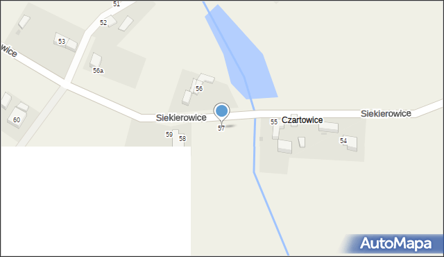 Siekierowice, Siekierowice, 57, mapa Siekierowice
