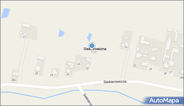 Siekierowizna, Siekierowizna, 22a, mapa Siekierowizna