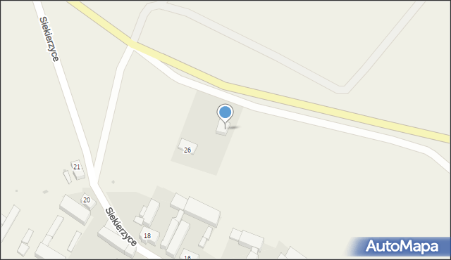 Siekierzyce, Siekierzyce, 25, mapa Siekierzyce