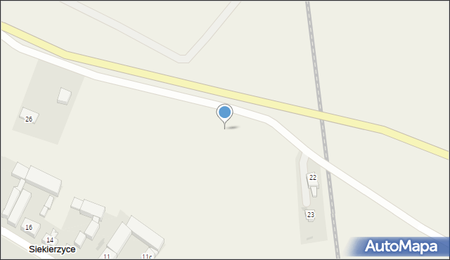 Siekierzyce, Siekierzyce, 34, mapa Siekierzyce