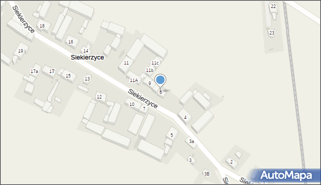 Siekierzyce, Siekierzyce, 6, mapa Siekierzyce