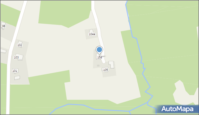 Sieklówka, Sieklówka, 104, mapa Sieklówka