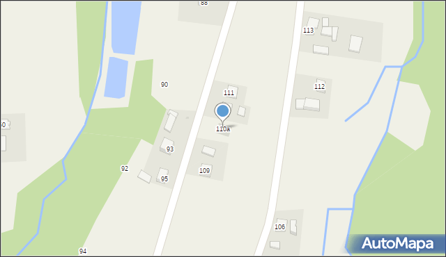 Sieklówka, Sieklówka, 110a, mapa Sieklówka