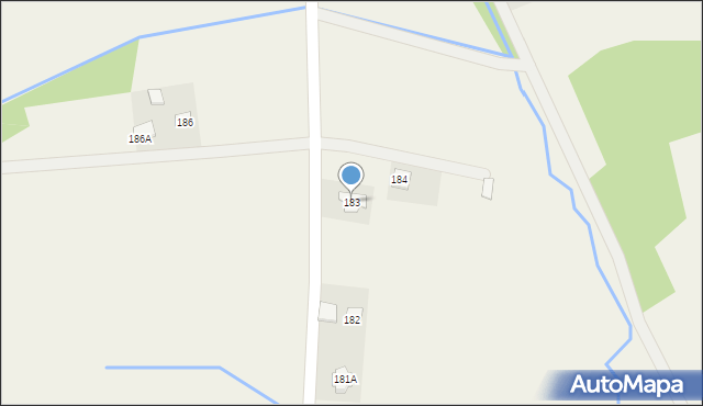 Sieklówka, Sieklówka, 183, mapa Sieklówka