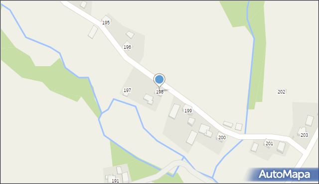 Sieklówka, Sieklówka, 198, mapa Sieklówka