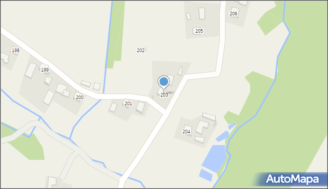 Sieklówka, Sieklówka, 203, mapa Sieklówka