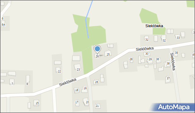 Sieklówka, Sieklówka, 24, mapa Sieklówka