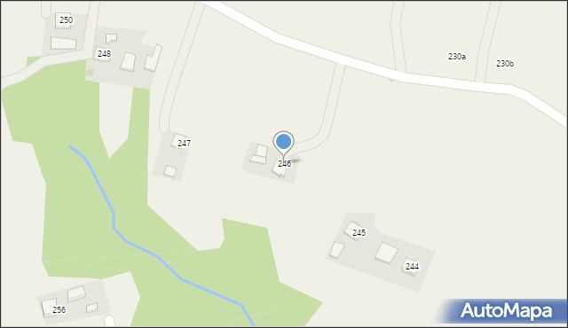 Sieklówka, Sieklówka, 246, mapa Sieklówka