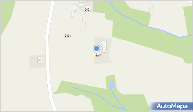 Sieklówka, Sieklówka, 266, mapa Sieklówka