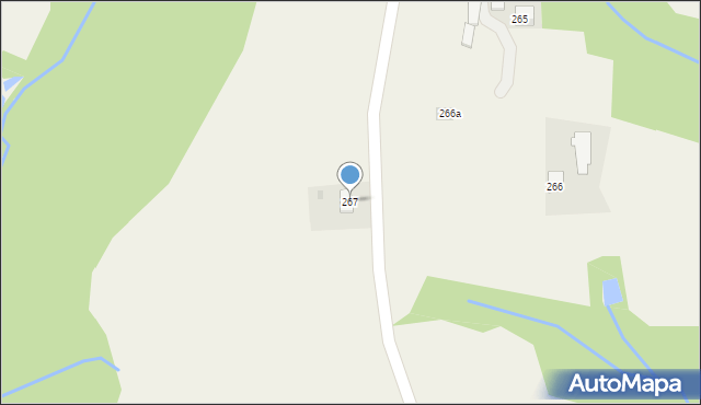 Sieklówka, Sieklówka, 267, mapa Sieklówka