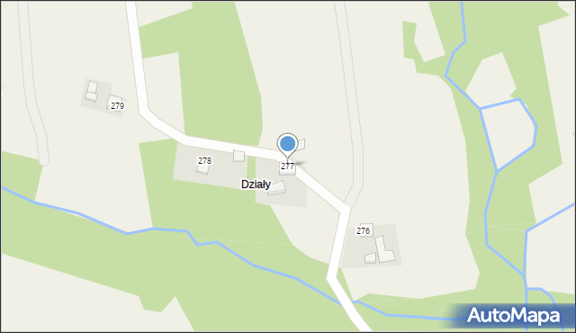 Sieklówka, Sieklówka, 277, mapa Sieklówka