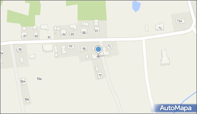 Sieklówka, Sieklówka, 69, mapa Sieklówka